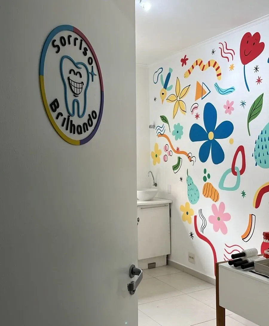 Ambiente acolhedor da Sorriso Brilhando